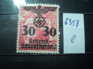 Фото марки Германская оккупация Польши 1938г **