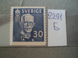 Фото марки Швеция 1938г **