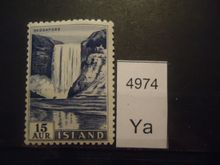 Фото марки Исландия 1956г **