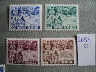 Фото марки Индонезия серия 1955г *