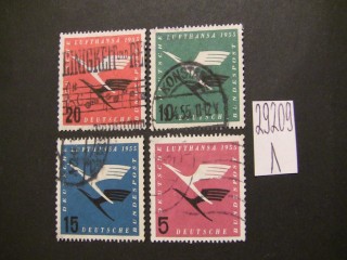 Фото марки Германия ФРГ 1955г серия