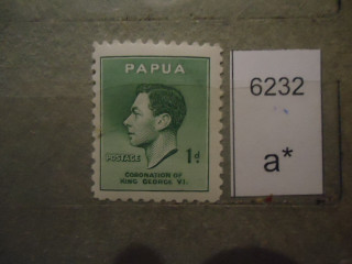 Фото марки Папуа 1937г **