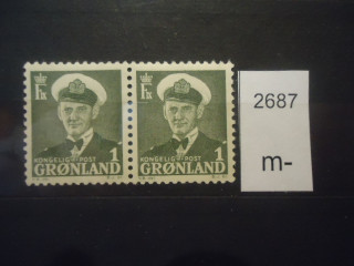 Фото марки Гренландия 1950г пара **