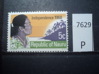 Фото марки Науру 1968г **