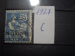 Фото марки Франц. Марокко 1902г