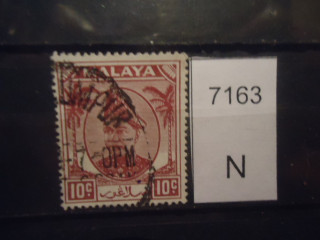 Фото марки Брит. Малайя шт. Келантан 1951г