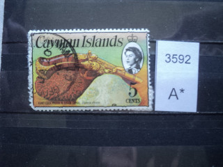 Фото марки Брит. Каймановы острова 1964г