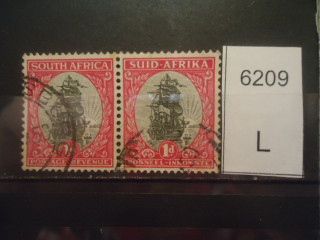 Фото марки Южная Африка 1934г пара