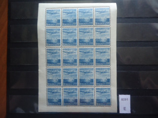 Фото марки Румыния малый лист 1947г **