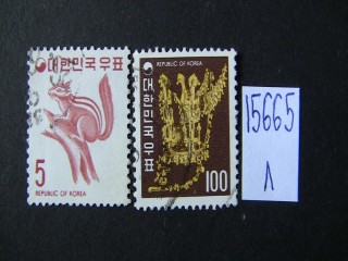 Фото марки Корея 1974г серия