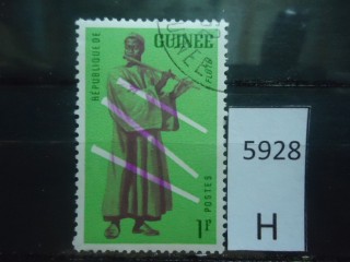 Фото марки Гвинея 1962г