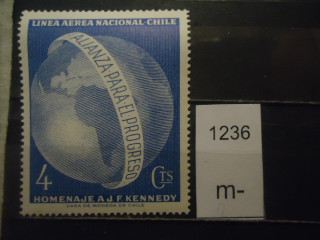 Фото марки Чили 1964г **