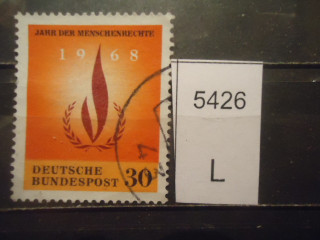 Фото марки Германия ФРГ 1968г