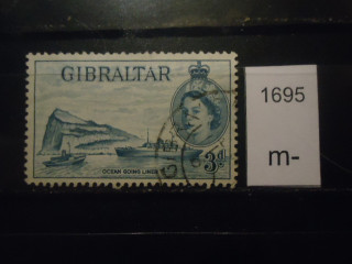 Фото марки Брит. Гибралтар 1953-59гг