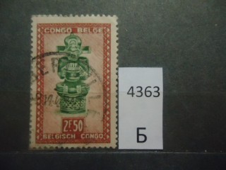 Фото марки Бельг. Конго 1947г