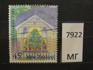 Фото марки Новая Зеландия 1992г