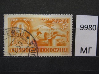 Фото марки Колумбия 1957г