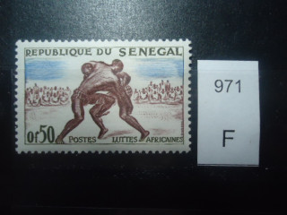 Фото марки Франц. Сенегал 1961г *