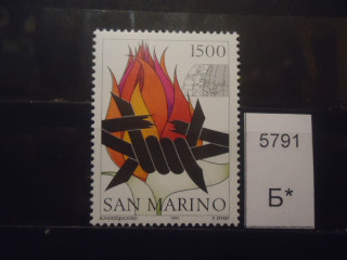 Фото марки Сан Марино 1991г **