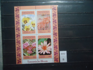 Фото марки Танзания блок 1986г **