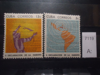 Фото марки Куба 1965г серия **
