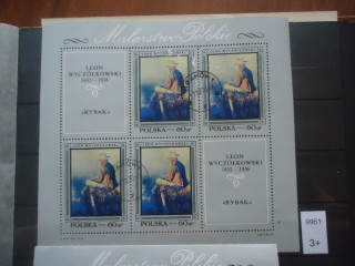 Фото марки Польша малый лист