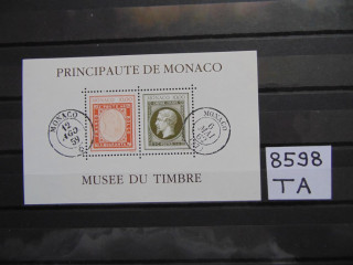Фото марки Монако блок 1992г **
