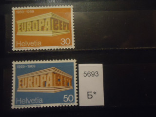 Фото марки Швейцария 1969г серия **