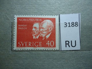 Фото марки Швеция 1964г *