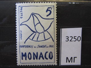 Фото марки Монако 1954г *