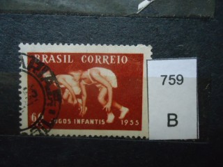 Фото марки Бразилия. 1955г