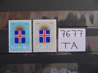 Фото марки Исландия серия 1969г **