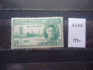 Фото марки Брит. Гибралтар 1946г *