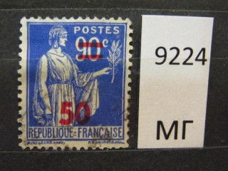 Фото марки Франция 1940г