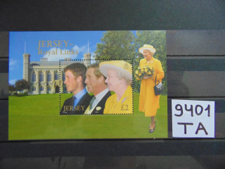 Фото марки Британское Джерси блок 2003г **