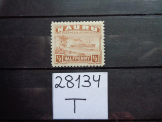 Фото марки Британское Науру 1937г **