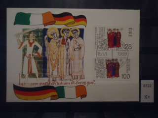 Фото марки Ирландия почтовая карточка