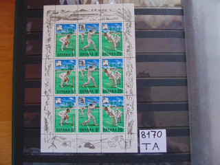 Фото марки Гвиана малый лист 1968г **