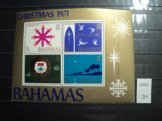Фото марки Брит. Багамские острова 1971г *