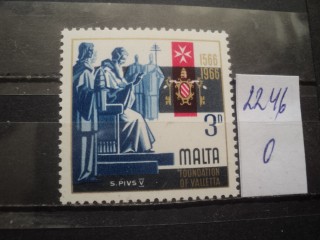 Фото марки Мальта 1966г **