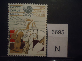 Фото марки Кипр 1988г