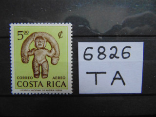 Фото марки Коста Рика авиапочта 1963г **