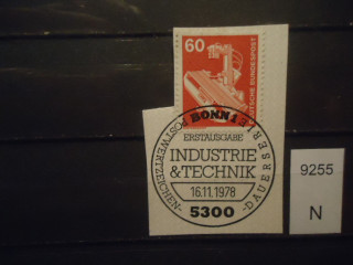 Фото марки Германия ФРГ 1972г Вырезка из конверта