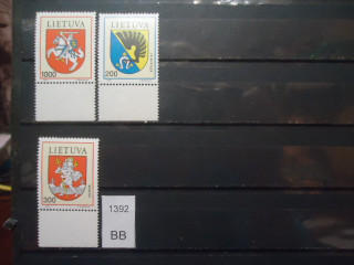 Фото марки Литва 1992г серия **