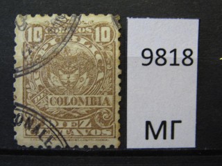 Фото марки Колумбия 1902г