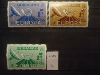 Фото марки Гибралтар 1979г серия **