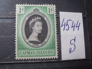 Фото марки Каймановы острова 1953г *