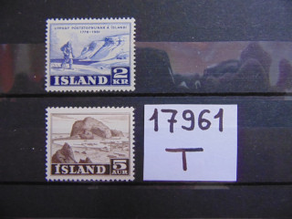 Фото марки Исландия серия 1951г **