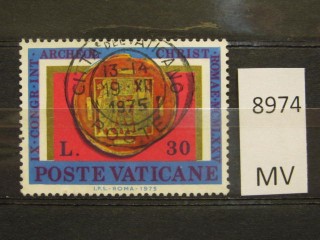 Фото марки Ватикан 1975г