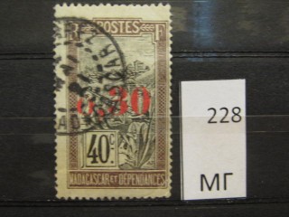 Фото марки Мадагаскар 1921г